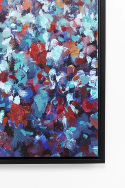 Hot KARE Design Obraz 3-elementowy kolorowy do salonu ręcznie malowane detale 240x160 cm - KARE