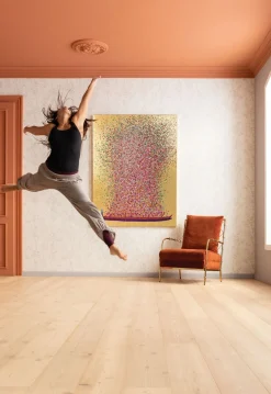 Outlet KARE Design Obraz Flower Boat 160x120 cm różowy - KARE