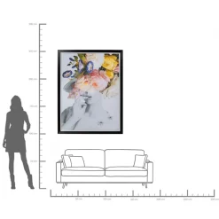 Online KARE Design Obraz Flower Lady Pastel 117x154 cm kolorowy - KARE