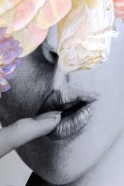 Online KARE Design Obraz Flower Lady Pastel 117x154 cm kolorowy - KARE