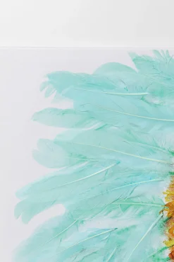 Fashion KARE Design Obraz Headdress Dog 80x80 cm kolorowy - KARE