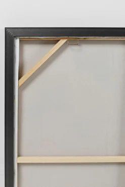 New KARE Design Obraz kolorowy motyw abstrakcyjny rama czarna 100x100 cm - KARE