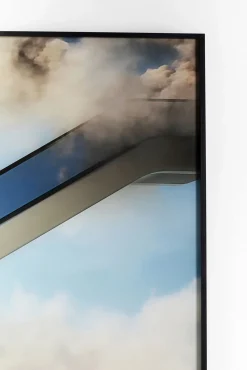 Best KARE Design Obraz kolorowy słoń w chmurach rama czarna z aluminium 150x100 cm - KARE