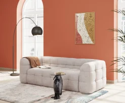 Online KARE Design Obraz 3-kolorowy twarze abstrakcyjne rama w kolorze naturalnym 90x120 cm - KARE