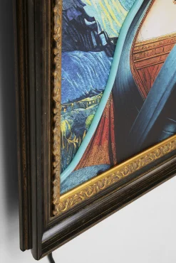 Fashion KARE Design Obraz kolorowy z podświetleniem LED rama drewniana 80x100 cm - KARE