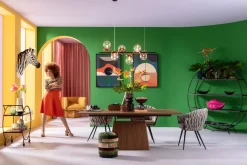 Outlet KARE Design Obraz kolorowy zachód słońca rama czarna 75x100 cm - KARE