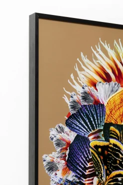 Discount KARE Design Obraz kwadratowy kolorowy rama czarna z aluminium 120x120 cm - KARE