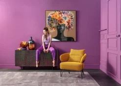 Discount KARE Design Obraz kwadratowy kolorowy rama czarna z aluminium 120x120 cm - KARE