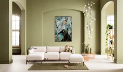 Discount KARE Design Obraz Lady Flower 100x150 cm kolorowy - KARE