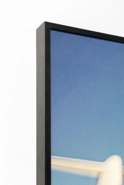 Discount KARE Design Obraz LED kolorowy 120x80 cm 80's samolot i kobieta - KARE