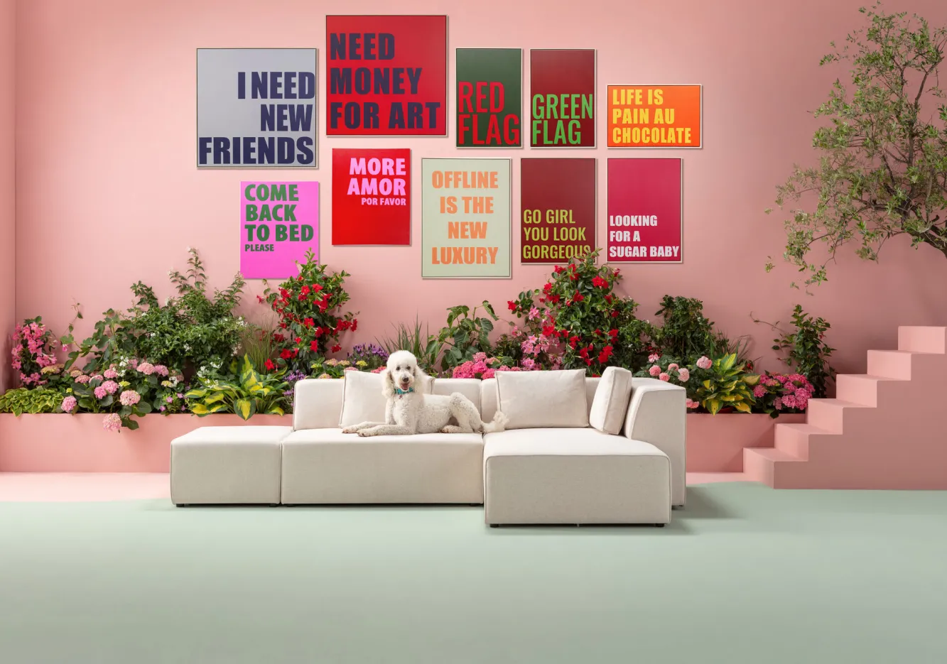 Fashion KARE Design Obraz Need Money 80x80cm - KARE