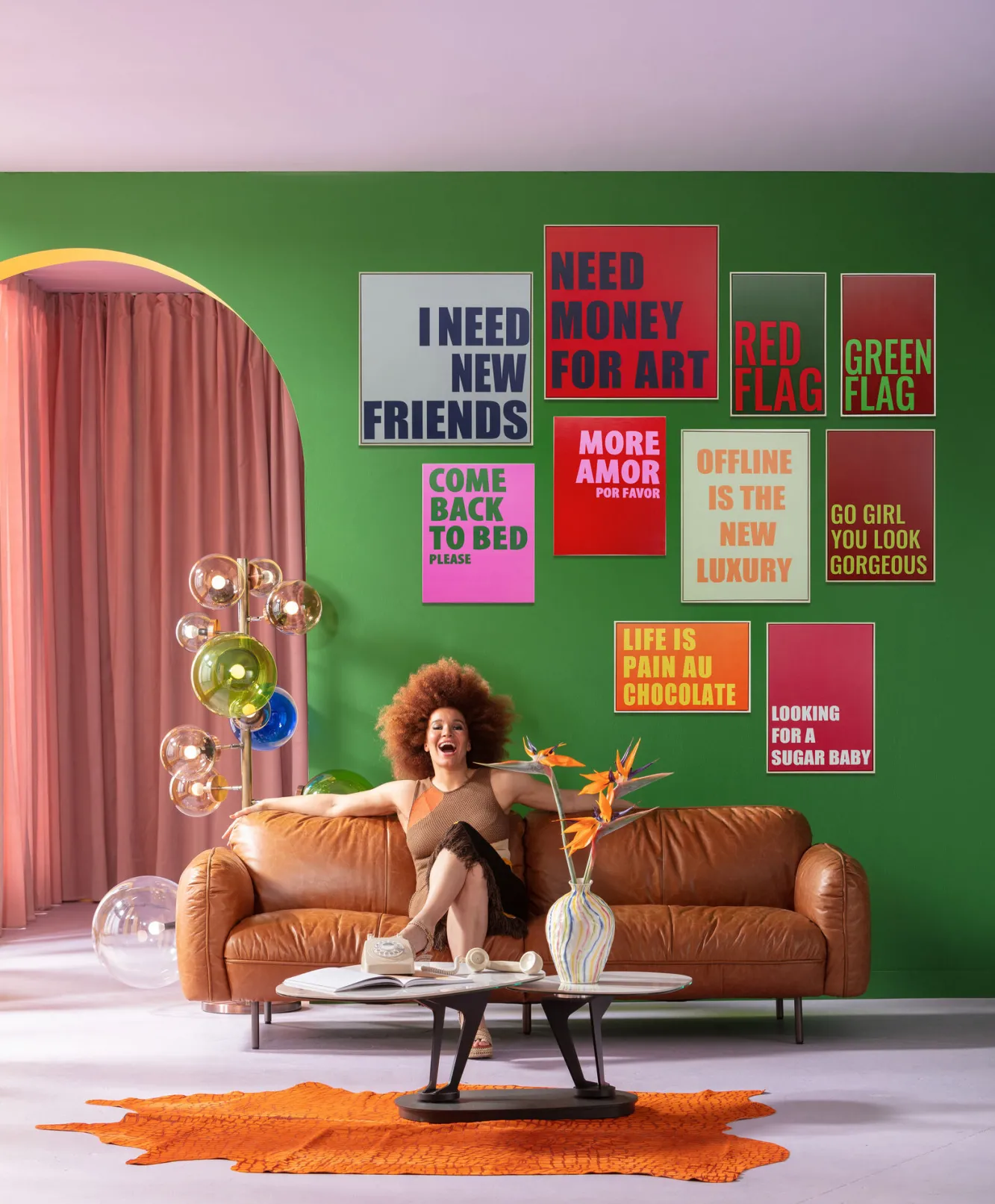 Fashion KARE Design Obraz Need Money 80x80cm - KARE