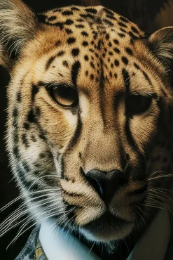 Hot KARE Design Obraz szklany duży 100x150 cm motyw zwierzęcy pan gepard - KARE