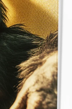 Outlet KARE Design Obraz szklany kolorowy 80x60 cm małpa na wakacjach - KARE