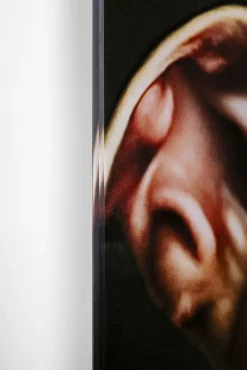 Outlet KARE Design Obraz szklany kolorowy 110x90 cm psia rodzina - KARE