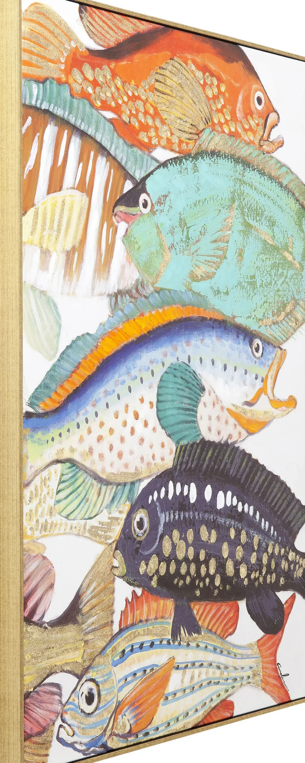 Discount KARE Design Obraz Touched Fish Meeting Two 70x100 cm - KARE