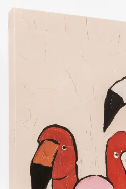 Best KARE Design Obraz Touched Flamingo Meeting 90x120 cm - KARE