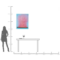 Hot KARE Design Obraz Touched Flower Boat 80x100 cm kolorowy - KARE