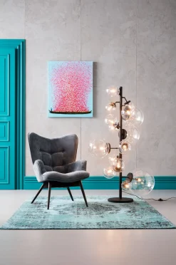 Hot KARE Design Obraz Touched Flower Boat 80x100 cm kolorowy - KARE