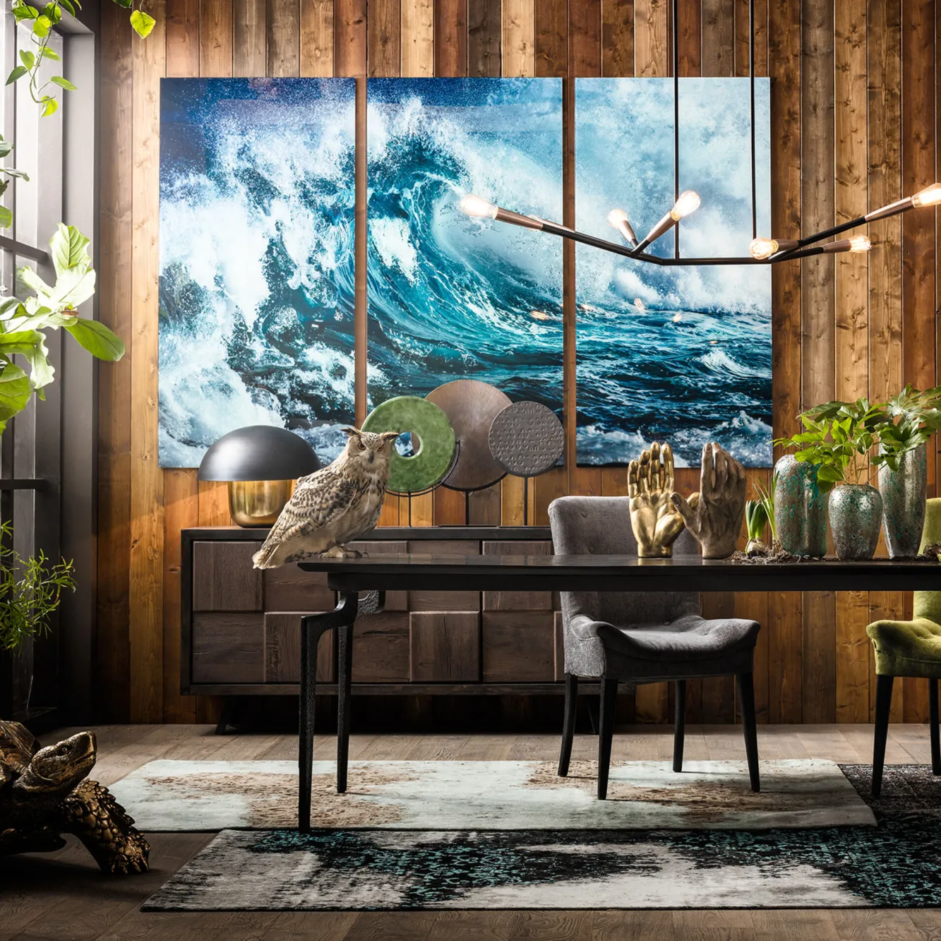 Online KARE Design Obraz Triptychon Wave 240x160 cm - KARE