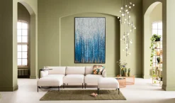 Fashion KARE Design Obraz w czarnej ramie zaśnieżony las 120x180 cm - KARE