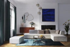 Best KARE Design Otoman Infinity Chenille 120x100 cm szary - KARE