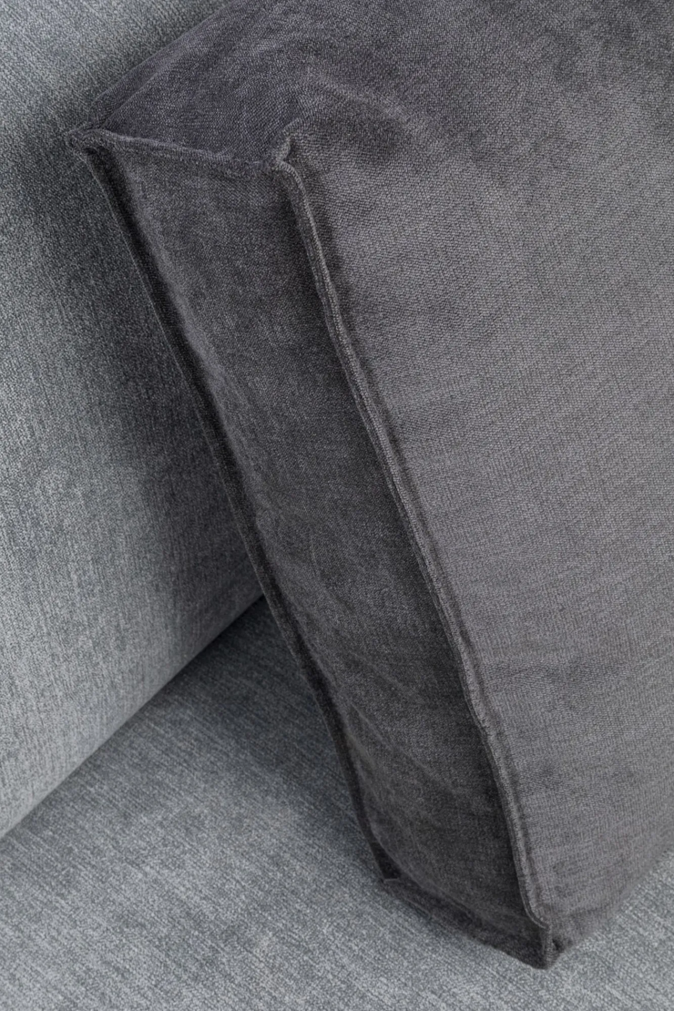 Sale KARE Design Otoman Infinity Chenille 182x117 cm szary prawy - KARE