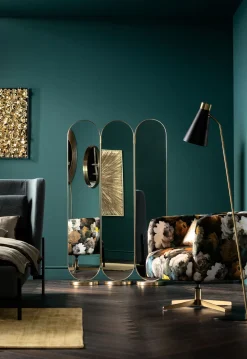 Fashion KARE Design Parawan Swing 105x170 cm złoty - KARE