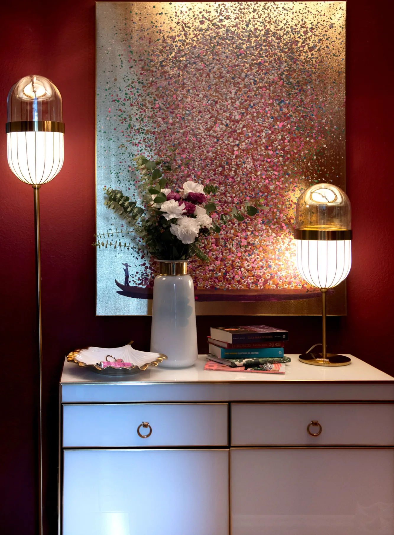 Outlet KARE Design Półmisek Ginkgo Elegance Rim 28x28 cm - KARE