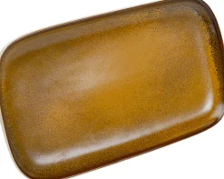 Hot KARE Design Półmisek żółty porcelana 30x26 cm - KARE