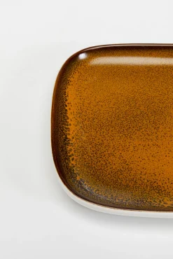 Hot KARE Design Półmisek żółty porcelana 30x26 cm - KARE