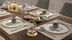 Clearance KARE Design Podkładki pod kubki Playing Bear Ø8 cm złote - KARE