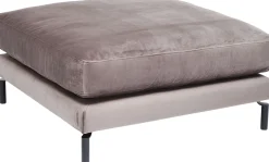Fashion KARE Design Podnóżek Lullaby 100x100 cm taupe - KARE