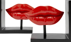Outlet KARE Design Podpórka na książki Lips czerwona (2-set) - KARE