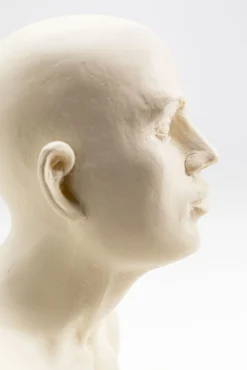 Clearance KARE Design Podpórki na książki białe 2 el. myśliciel 19x22 cm - KARE