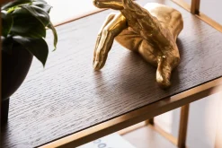 Fashion KARE Design Podpórki na książki Fingers 16x21 cm złote - KARE