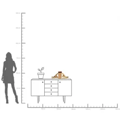 Fashion KARE Design Podpórki na książki Fingers 16x21 cm złote - KARE