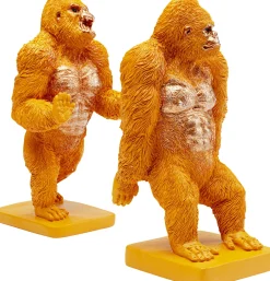 New KARE Design Podpórki na książki Gorilla (2-set) pomarańczowe - KARE