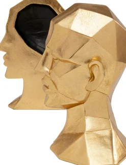 New KARE Design Podpórki na książki twarz złota 2-set 16x24 cm - KARE