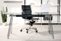 Outlet KARE Design Podstawa do biurka Officia chromowana - KARE