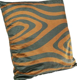 Best KARE Design Poduszka dekoracyjna Abstract Shapes 45x45 cm zielono-brązowa - KARE
