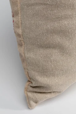 Hot KARE Design Poduszka dekoracyjna beżowa z kolorowymi wzorami 60x35 cm - KARE