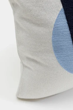 New KARE Design Poduszka dekoracyjna biało-niebieska wzorzysta 60x40 cm - KARE