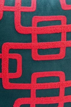 Online KARE Design Poduszka dekoracyjna Chain różowa 45x45cm - KARE