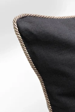 Online KARE Design Poduszka dekoracyjna czarna motyw pszczoły 40x40 cm - KARE