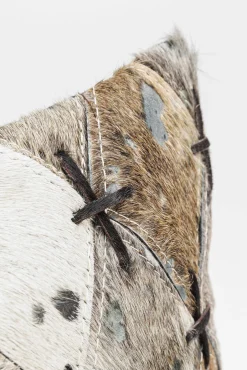 New KARE Design Poduszka dekoracyjna karo skóra naturalna 40x40 cm - KARE