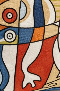 Outlet KARE Design Poduszka dekoracyjna kolorowa abstrakcyjne wzory 50x50 cm - KARE