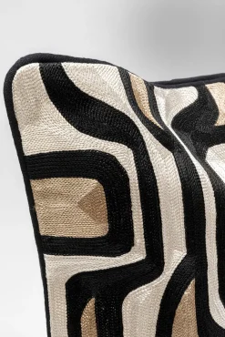 Best KARE Design Poduszka dekoracyjna 3-kolorowa labirynt 50x50 cm - KARE