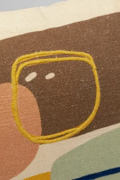 New KARE Design Poduszka dekoracyjna kolorowe wzory i frędzle 60x35 cm - KARE