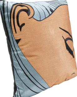 Hot KARE Design Poduszka dekoracyjna komiksowa twarz 50x50 cm - KARE